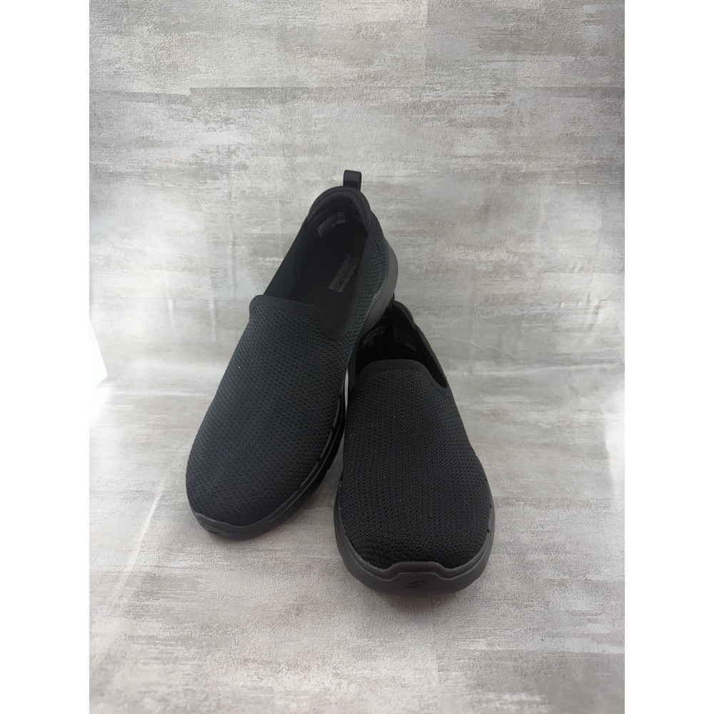 Skechers GOwalk 6 Women Black Slip On Walking Shoes 124505 Size 10